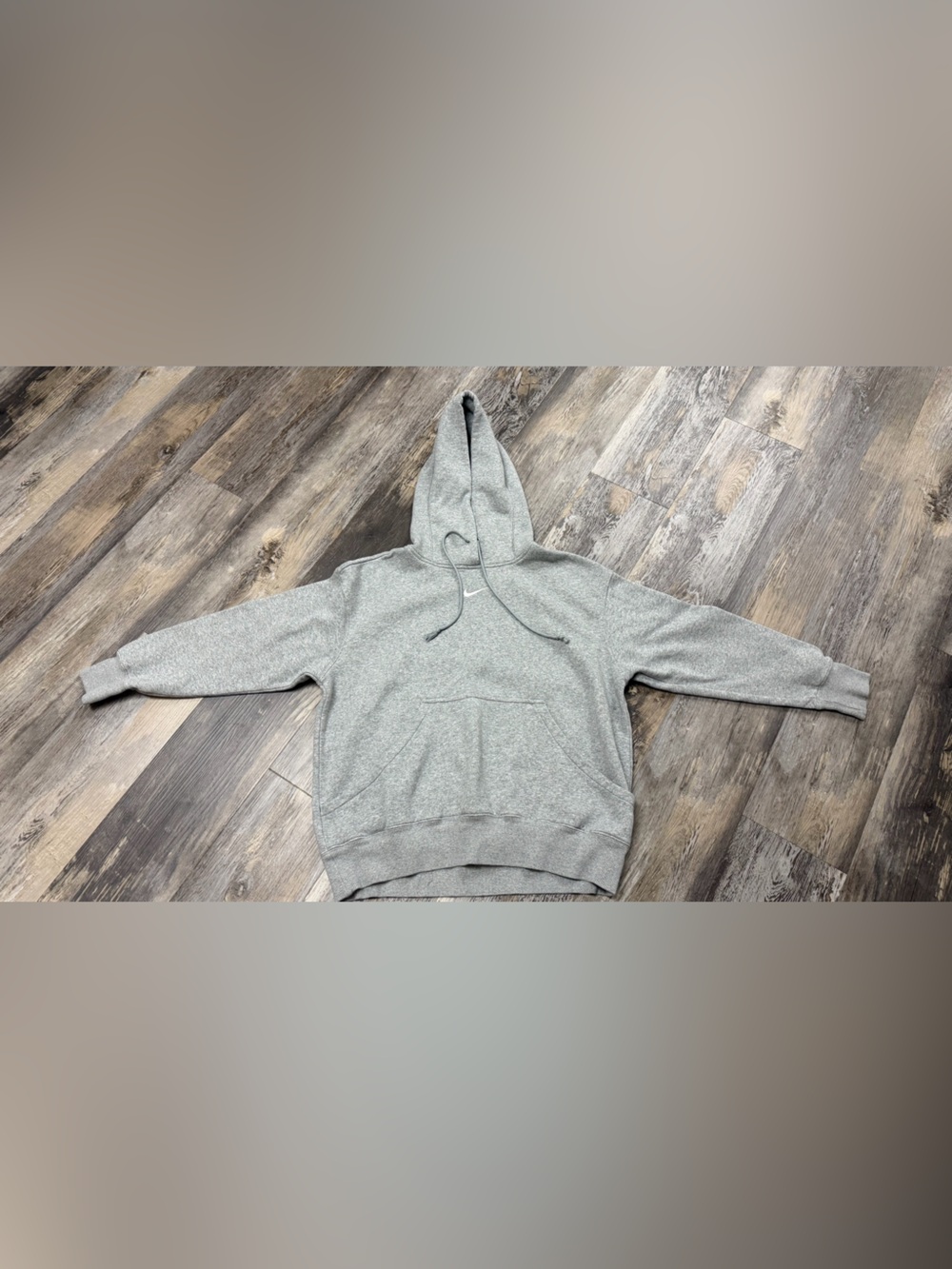 Nike Heather Gray Pullover Hoodie